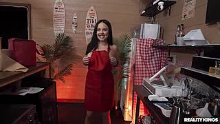 Sandwich shop sex captured in reality kings video