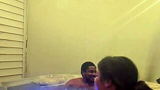BBW TRYING TO FUCK IN THE HOT TUB