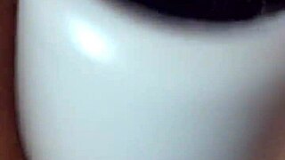 Close up vibrator play with granny wife