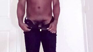Llamasr removes jeans to get naked on video