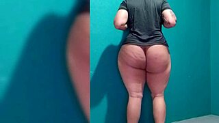 Femboy big ass and big thick dick on display