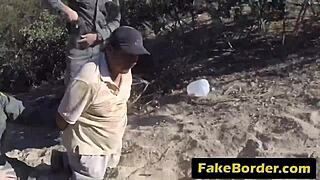 Fakeborder 1 3 17 strip search leads to hot sex 72p 2