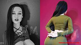silicone venus love doll on display