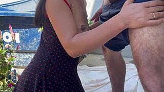 My friends mom sneaks out at night for cock 😈