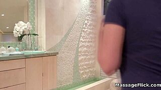 Fake masseuse jumps in shower for sex