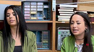 Shoplifters offer mall cop better chair use