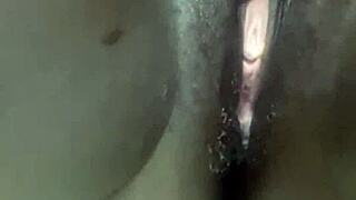 horny wet hot cumshot pussy dripping after ride