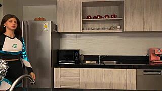 Shameless stepfather fucked virgin stepdaughter for a full tank of gasoline
