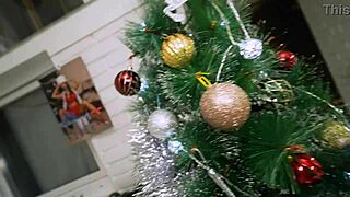 ho ho ho its christmas bitch santa claus fucked monika fox in anal as gift with squirt monster buttrose and cum in mouth