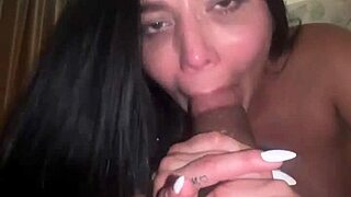 homemade hot blowjob and rough sex with creampie