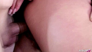 bold big boobs mature cougar seduces boy at massage