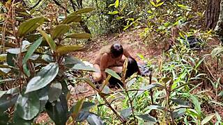 Offentlig sex fångad på Quitsol Hill med monsterkuk-flashning