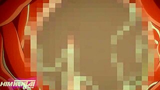 My friend is so hot, I love eating her juicy anime hentai tits