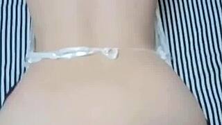 칭 텡 누나가 거대한 자지로 깊은 삽입 갈구해