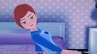 i can’t stop watchin’ gwen tennyson in cute pov cartoon action with hot masturbation!