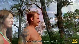 Hunt4k prinese divji evropski najstniški pickup za denar in akcijo z brinetko oralom.