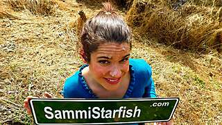 Milf babe tar stor ladning i offentlig cumwalk med ansikts skam ute