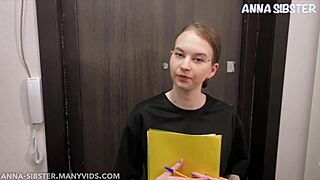 Русские молодые худые тела трахаются жестко в POV