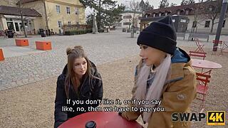 Swap4k, csatlakozol Olivia Sparkle-hez és Veronica Leal-hez egy forró hármashoz reggeli kávé után?