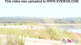 Pântano deixa Briseida Myers com tesão para nudismo e foda