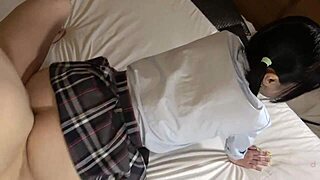 hey kei-chan, how's that shaved pussy handling creampie in uniform cosplay?