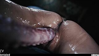 rikako katayama 硬核中出动漫3D预告，胀奶和怪物鸡巴 😈