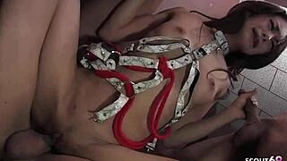 สาวญี่ปุ่นผอมเล็ก 18+ โดนแตกในหลายลูก gangbang JAV ดิบๆ