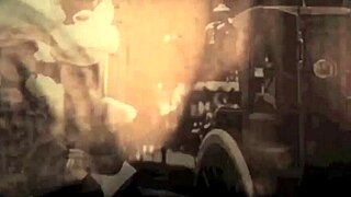 Vintage step sestra fantazija v retro stilu