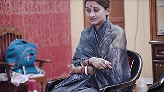 Wow! Indian newlywed wife gets drilled hard by husband in missionary! Hairy action awaits!